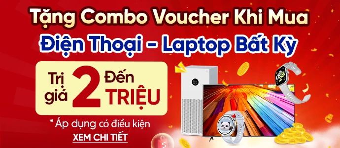 MUA ĐIỆN THOẠI<br />Tặng combo voucher